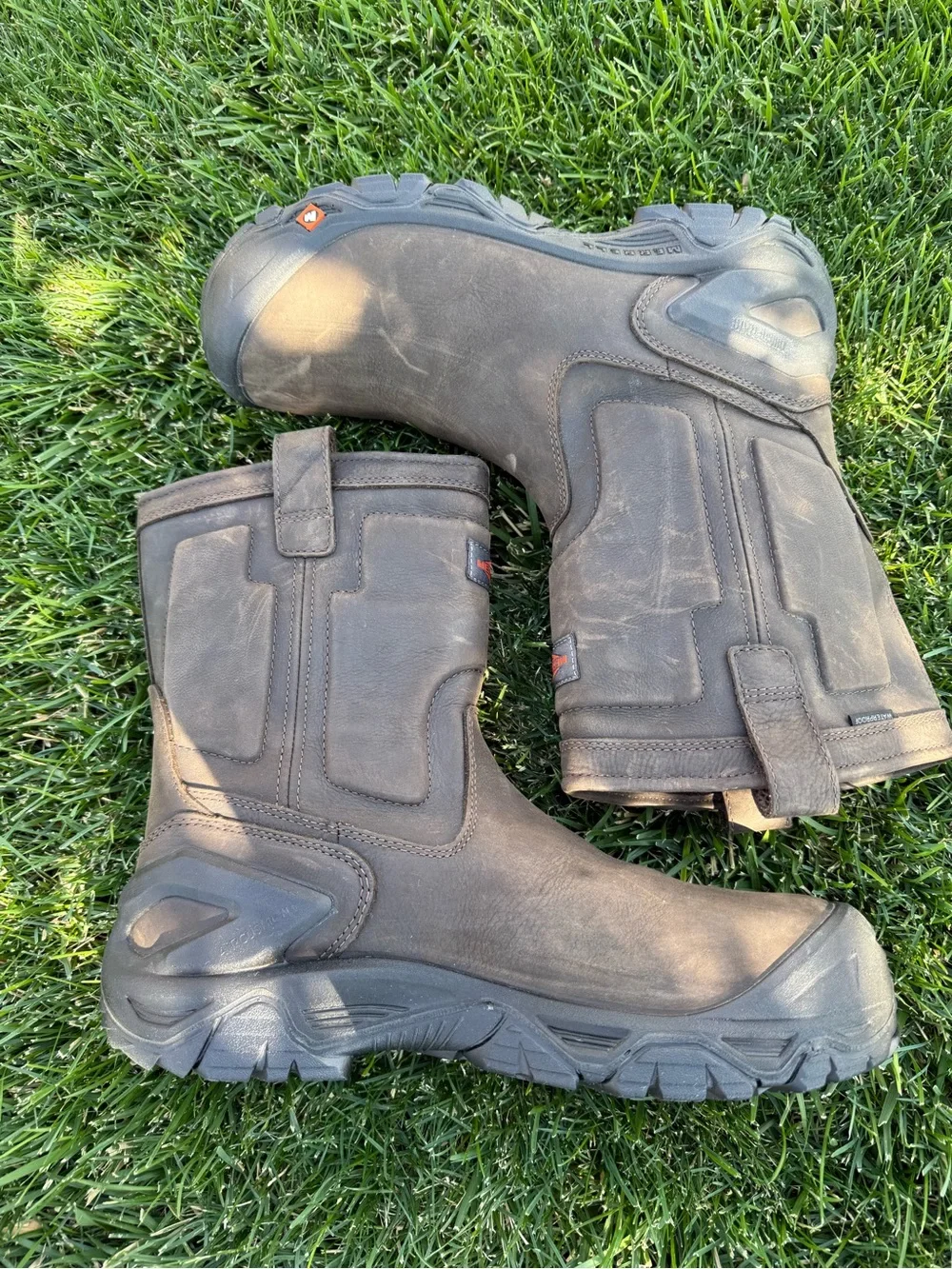 Merrell Men’s 11 Strongfield Leather Pull On Composite Toe Waterproof Boots EUC